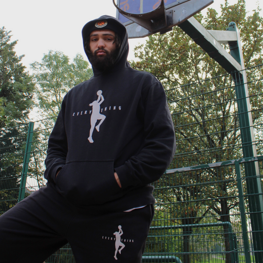 The black EVERYTHING tracksuit